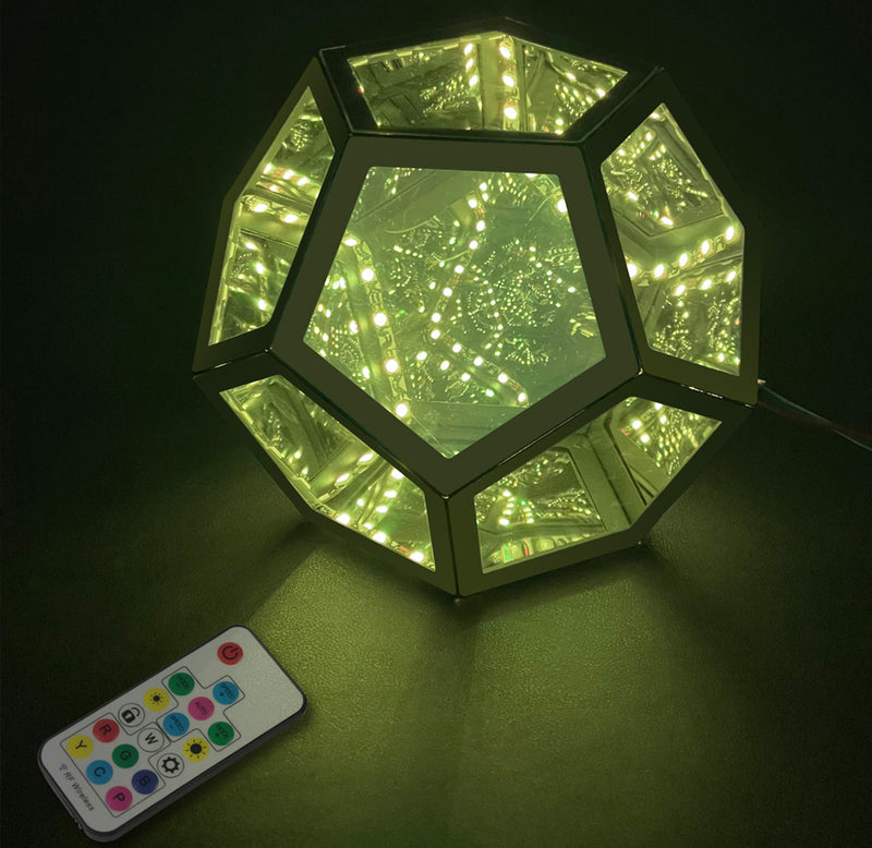 Infinity Dodecahedron Lamp
