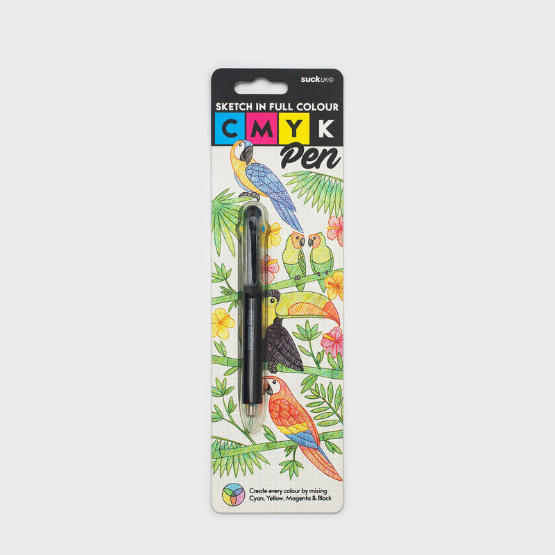 CMYK pen in packaging. 