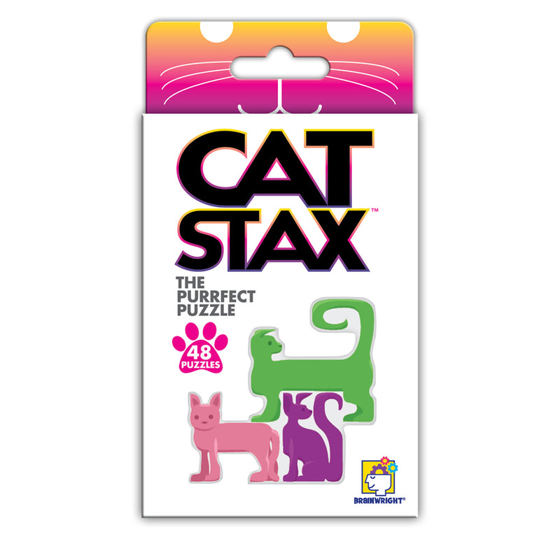 Front packaging of the box with three cats pictured below the title. The box is 3" x 6".