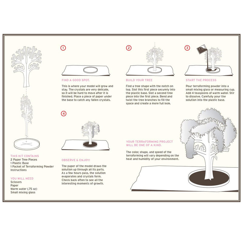 Cherry tree crystal grow kit instructions. 