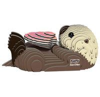 DIY Cardboard 3D Sea Otter Kit