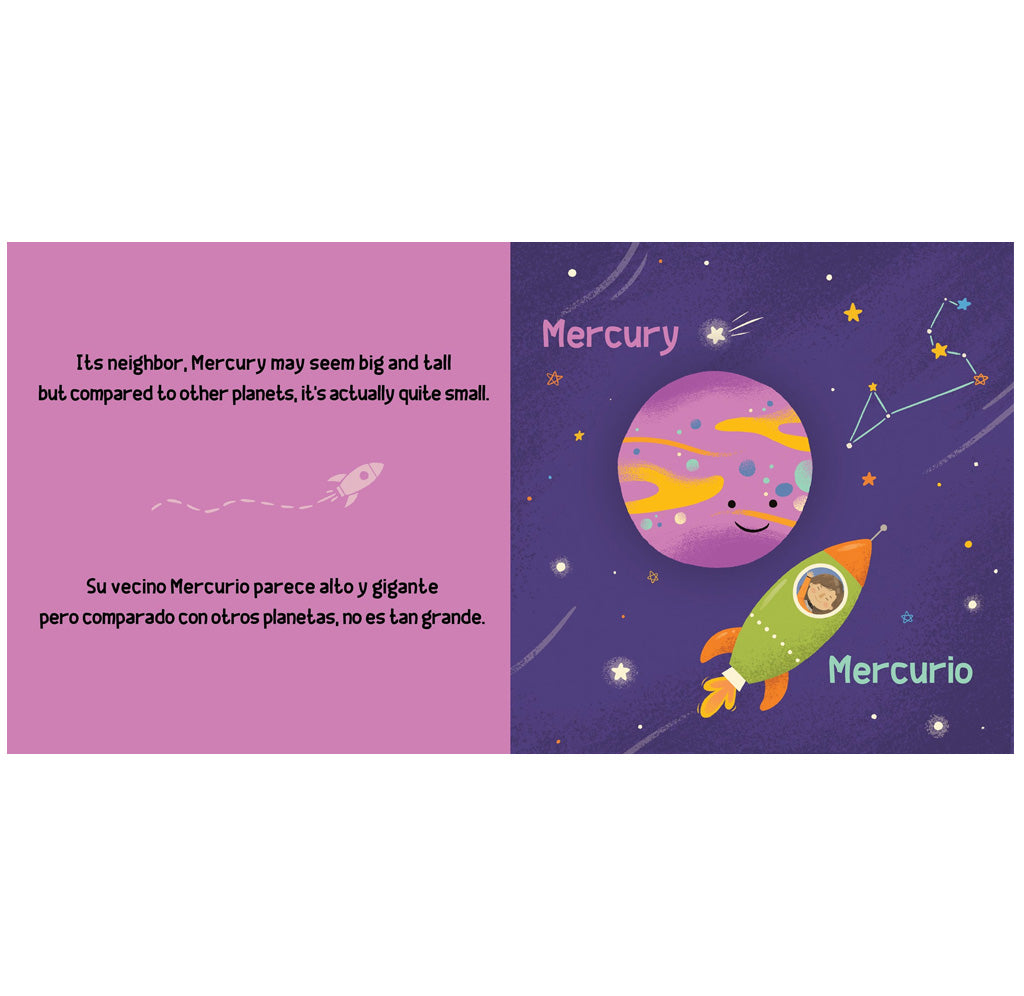 The Solar System with - El Sistema Solar con Ellen (English and Spanish Edition) by Patty Rodriguez