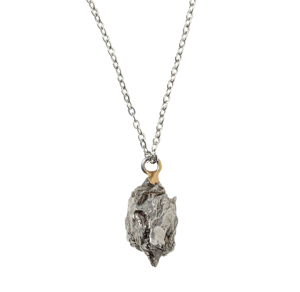 Meteorite Pendant Necklace – Exploratorium Meteorite Pendant Necklace – Exploratorium