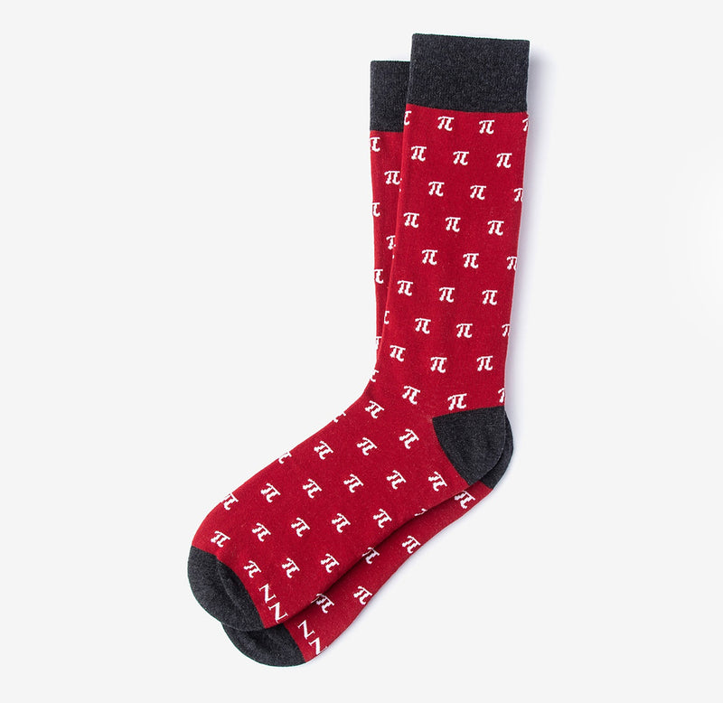 Pi Symbol Socks
