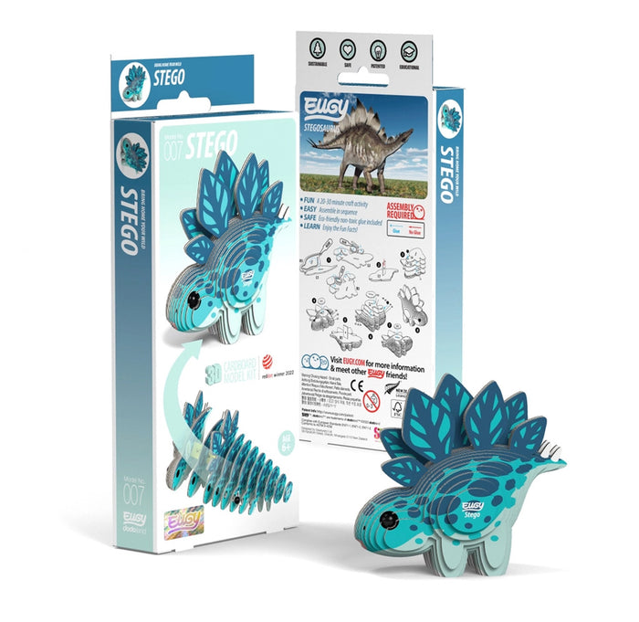 DIY Cardboard Stegosaurus Kit