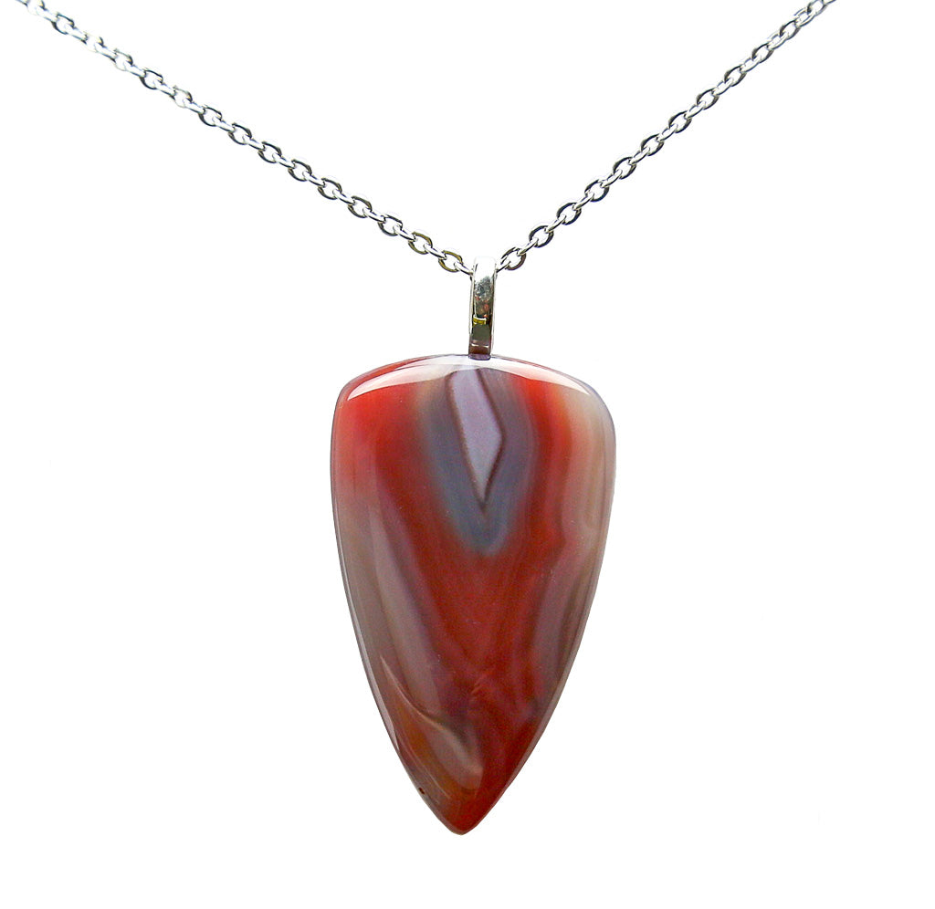Botswana Agate Pendant Necklace – Exploratorium