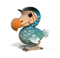 3D paper model of a dodo bird with a white background