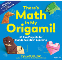 A blue cover with an origami frog, dog heart, and snake shown on the front.