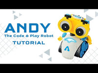 Video showing yellow toy robot