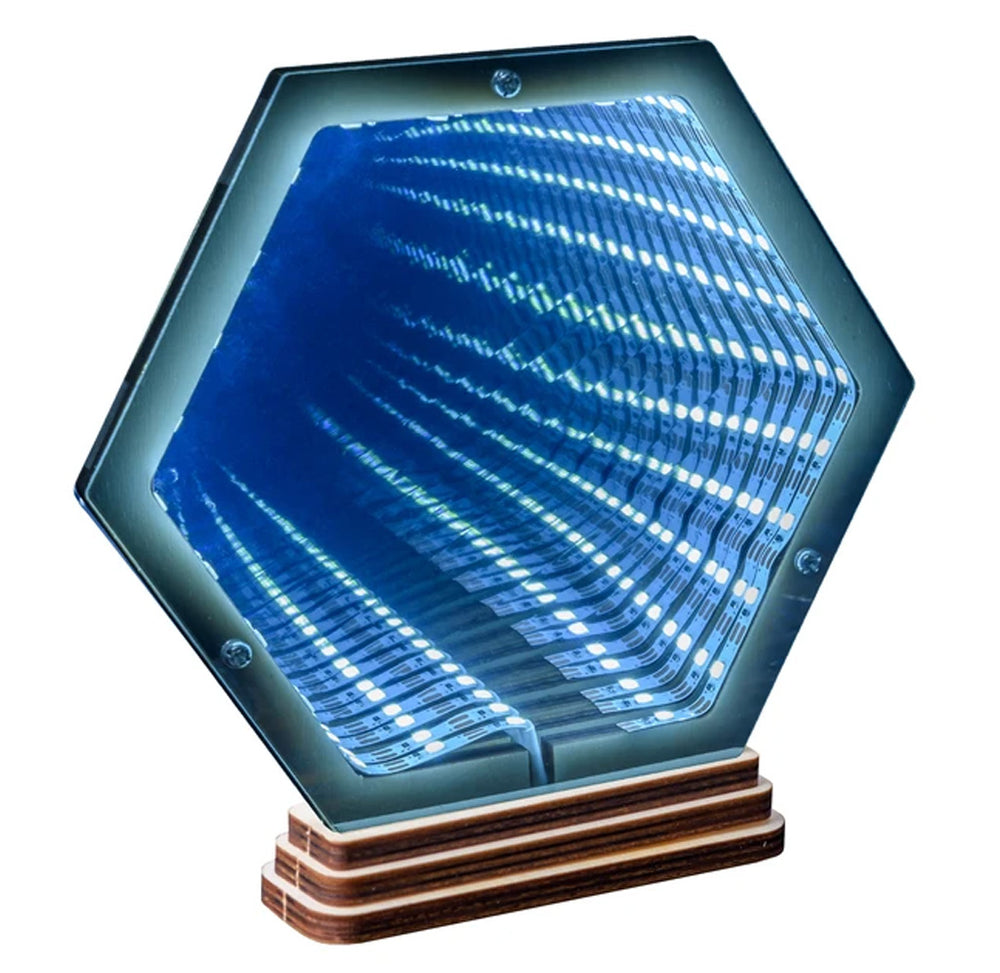 Infinity Mirror Optical Illusion of Light Depth – Exploratorium