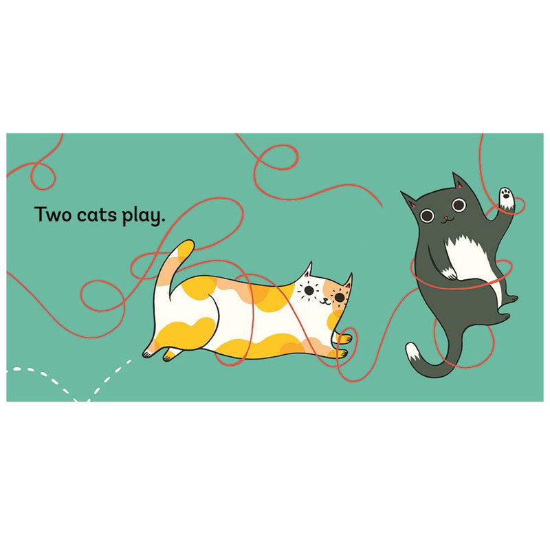 Two Cats Playing